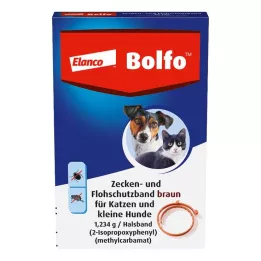 BOLFO Flea protection band brown for small dogs/cats, 1 pc