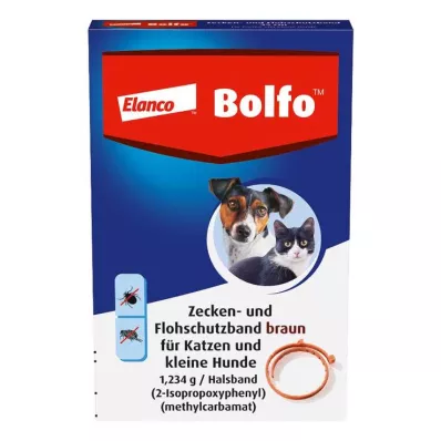 BOLFO Flea protection band brown for small dogs/cats, 1 pc BOLFO Flea protection band brown for small dogs/cats, 1 pc