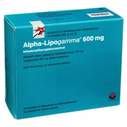 ALPHA-LIPOGAMMA 600 mg infusion solution concentrate, 10X24 ml