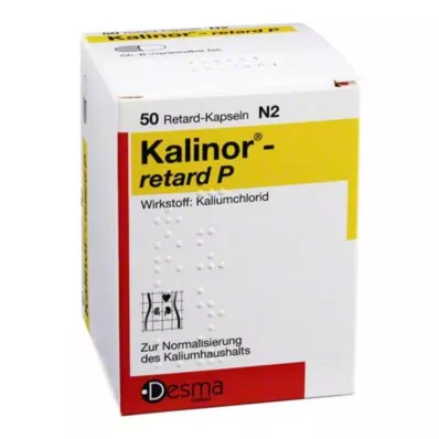 KALINOR retard P 600 mg hard capsules, 50 pcs KALINOR retard P 600 mg hard capsules, 50 pcs