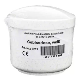 GEBISSDOSE with insert and lid white, 1 pc