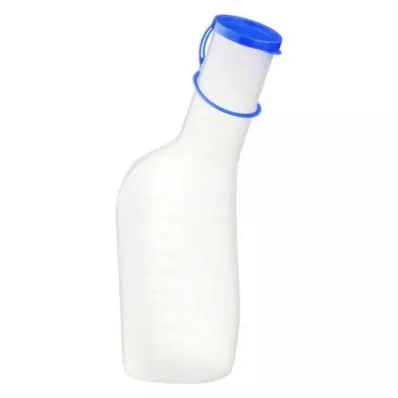 URINFLASCHE Man plastic 1 l w.cap milky, 1 pc URINFLASCHE Man plastic 1 l w.cap milky, 1 pc