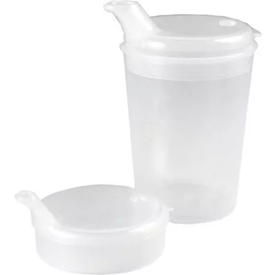 EINNEHMEBECHER without handle w.lid 4mm milky, 1 pc EINNEHMEBECHER without handle w.lid 4mm milky, 1 pc