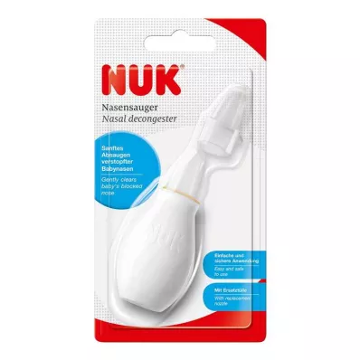 NUK Nasal aspirator size 1 white box, 1 pc NUK Nasal aspirator size 1 white box, 1 pc
