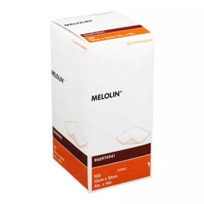MELOLIN 10x10 cm wound dressings sterile, 100 pcs MELOLIN 10x10 cm wound dressings sterile, 100 pcs