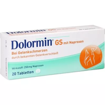 DOLORMIN GS with Naproxen tablets, 20 pcs