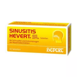 SINUSITIS HEVERT SL Tablets, 40 pc