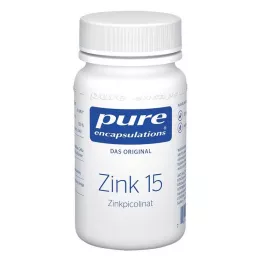 PURE ENCAPSULATIONS Zinc 15 Zinc Picolinate Capsules, 60 Capsules
