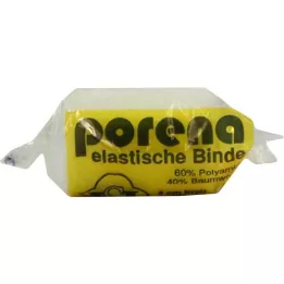 PORENA elastic gauze bandage 4 cm white with cello, 1 pc