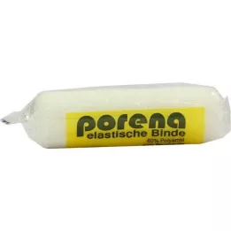 PORENA Elastic gauze bandage 10 cm white with cello, 1 pc