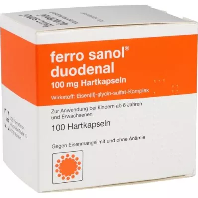 FERRO SANOL duodenal hard caps.m.msr.overz.pell., 100 pcs