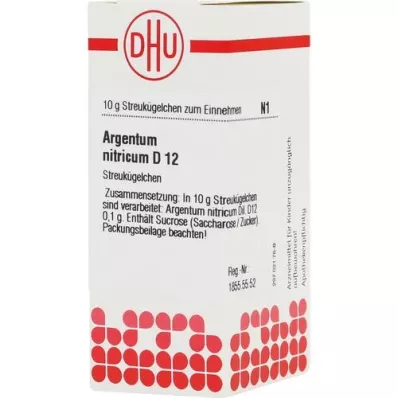 ARGENTUM NITRICUM D 12 globules, 10 g