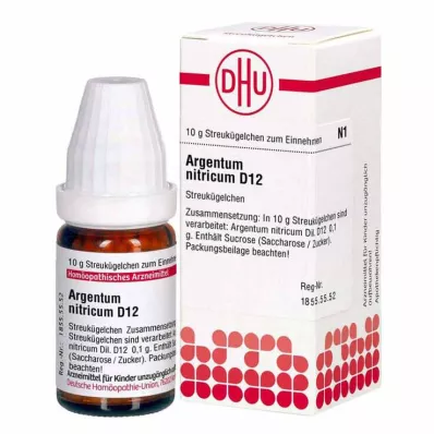 ARGENTUM NITRICUM D 12 globules, 10 g ARGENTUM NITRICUM D 12 globules, 10 g