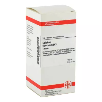 CALCIUM FLUORATUM D 3 tablets, 200 pc CALCIUM FLUORATUM D 3 tablets, 200 pc
