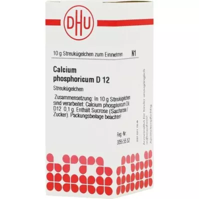CALCIUM PHOSPHORICUM D 12 globules, 10 g