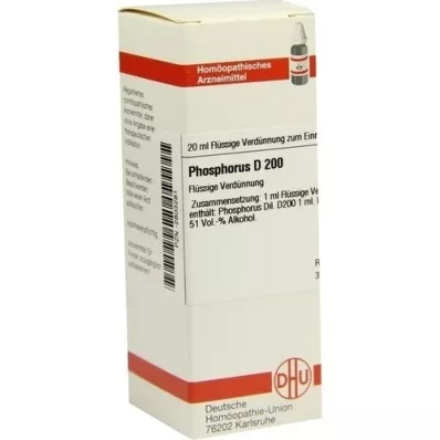 PHOSPHORUS D 200 dilution, 20 ml