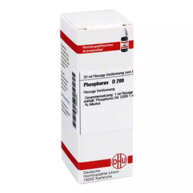 PHOSPHORUS D 200 dilution, 20 ml