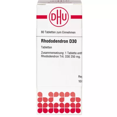 RHODODENDRON D 30 tablets, 80 pc