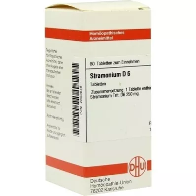 STRAMONIUM D 6 tablets, 80 pc