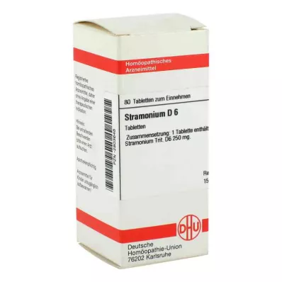 STRAMONIUM D 6 tablets, 80 pc STRAMONIUM D 6 tablets, 80 pc
