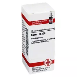 SULFUR D 200 globules, 10 g