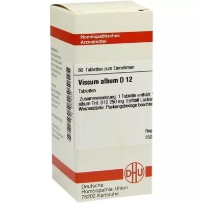 VISCUM ALBUM D 12 tablets, 80 pc