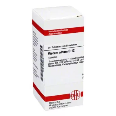 VISCUM ALBUM D 12 tablets, 80 pc