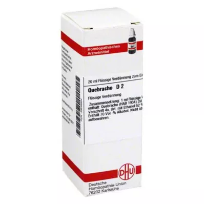 QUEBRACHO D 2 Dilution, 20 ml