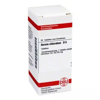 AURUM CHLORATUM D 6 tablets, 80 pc AURUM CHLORATUM D 6 tablets, 80 pc