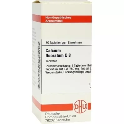 CALCIUM FLUORATUM D 8 tablets, 80 pc