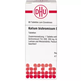 KALIUM BICHROMICUM D 30 tablets, 80 pc