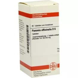 PAEONIA OFFICINALIS D 6 tablets, 80 pc