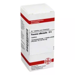 PAEONIA OFFICINALIS D 6 tablets, 80 pc