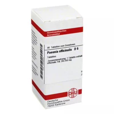 PAEONIA OFFICINALIS D 6 tablets, 80 pc