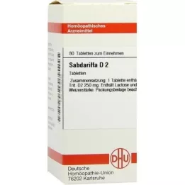 SABDARIFFA D 2 tablets, 80 pc