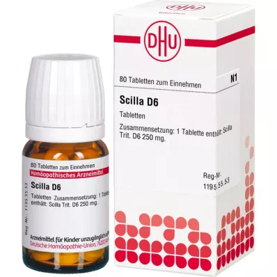 SCILLA D 6 tablets, 80 pc
