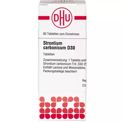 STRONTIUM CARBONICUM D 30 tablets, 80 pc