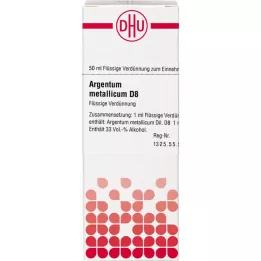 ARGENTUM METALLICUM D 8 dilution, 50 ml