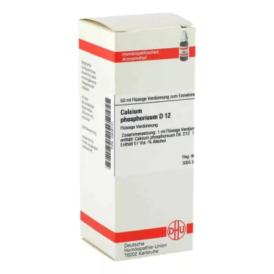 CALCIUM PHOSPHORICUM D 12 Dilution, 50 ml CALCIUM PHOSPHORICUM D 12 Dilution, 50 ml
