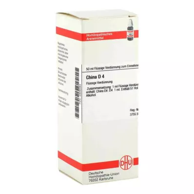 CHINA D 4 dilution, 50 ml CHINA D 4 dilution, 50 ml