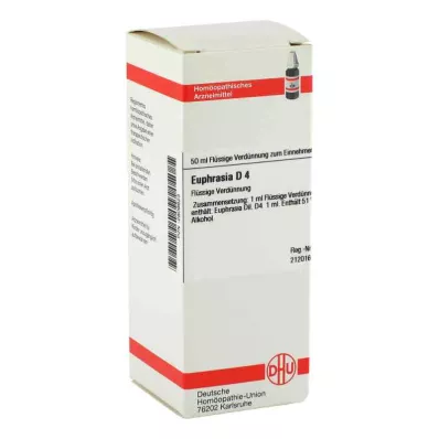 EUPHRASIA D 4 dilution, 50 ml