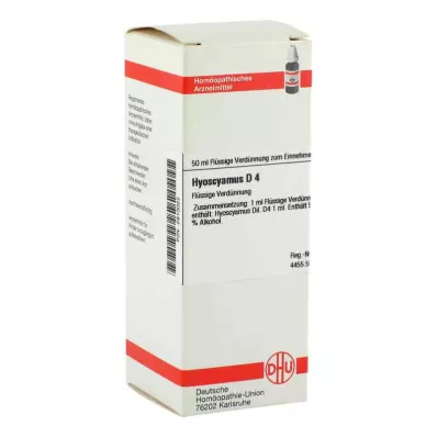 HYOSCYAMUS D 4 dilution, 50 ml