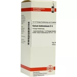 KALIUM BICHROMICUM D 4 dilution, 50 ml