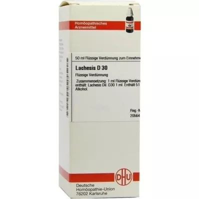 LACHESIS D 30 Dilution, 50 ml