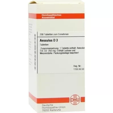 AESCULUS D 3 tablets, 200 pc