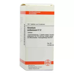 STRONTIUM CARBONICUM D 12 tablets, 200 pc
