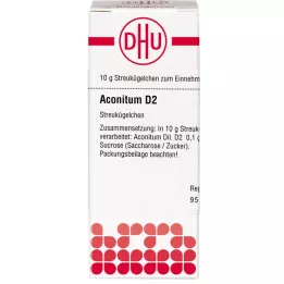 ACONITUM D 2 globules, 10 g