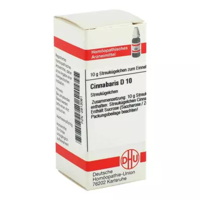 CINNABARIS D 10 globules, 10 g