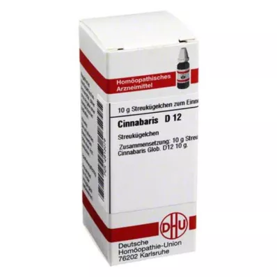 CINNABARIS D 12 globules, 10 g CINNABARIS D 12 globules, 10 g