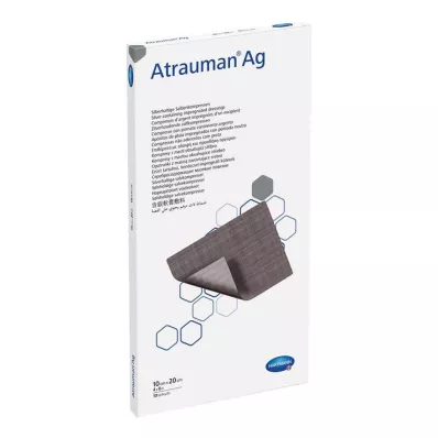 ATRAUMAN Ag 10x20 cm sterile compresses, 10 pcs